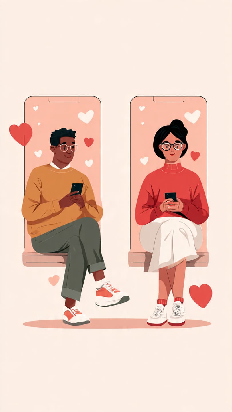 People connecting through shared interests and hobbies on dating platforms