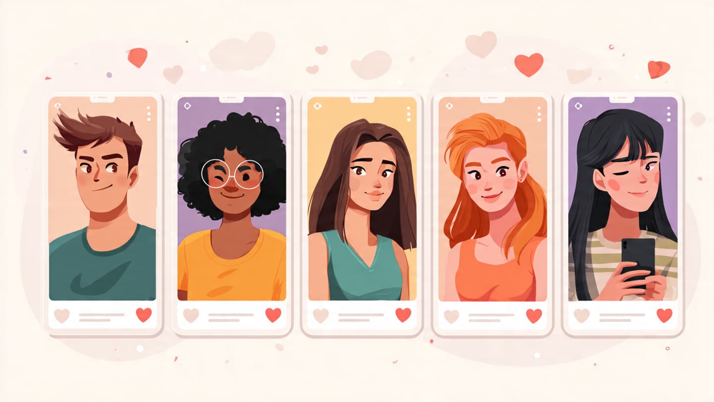 People making meaningful online connections through dating apps and friendship platforms
